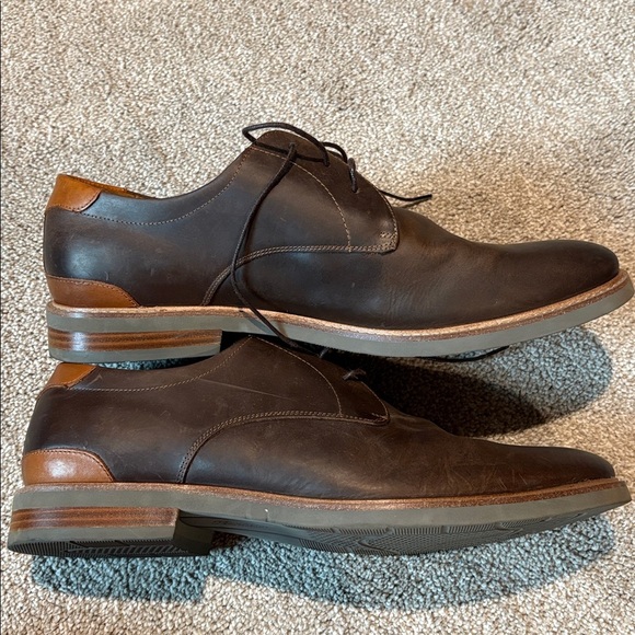 NWOT Florsheim men’s round toe Oxford wood and rubber sole genuine leather 13 main image 7